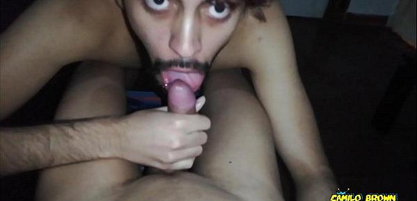 Slim Twink Fucking The Cum Out Of Me. I Drink His Cum From The Condom After